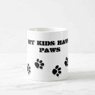 My kids have paws coffee mug
