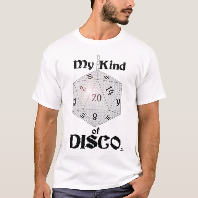 My Kind Of Disco Fun Dice Boardgame Fun T-Shirt (Front)