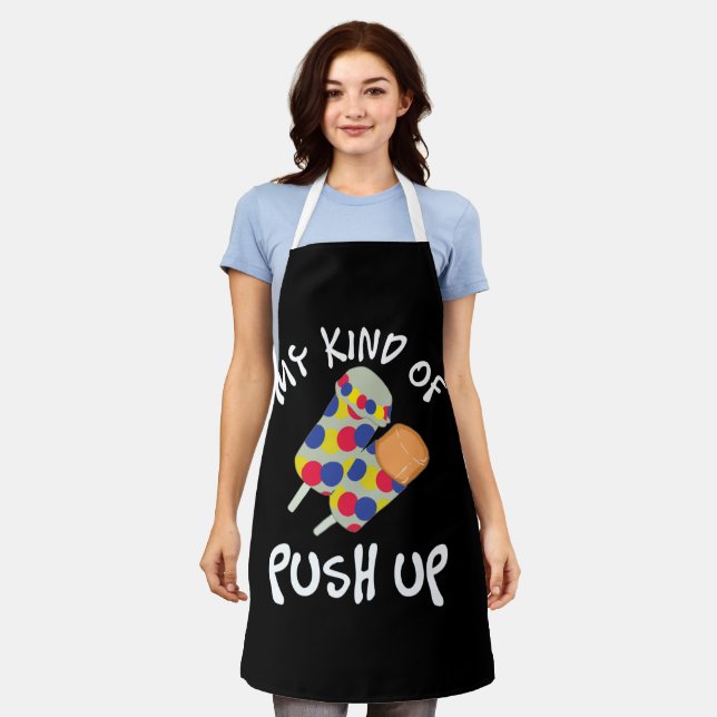 My Kind Of Push Up Push Pop Ice Cream Apron (Worn)