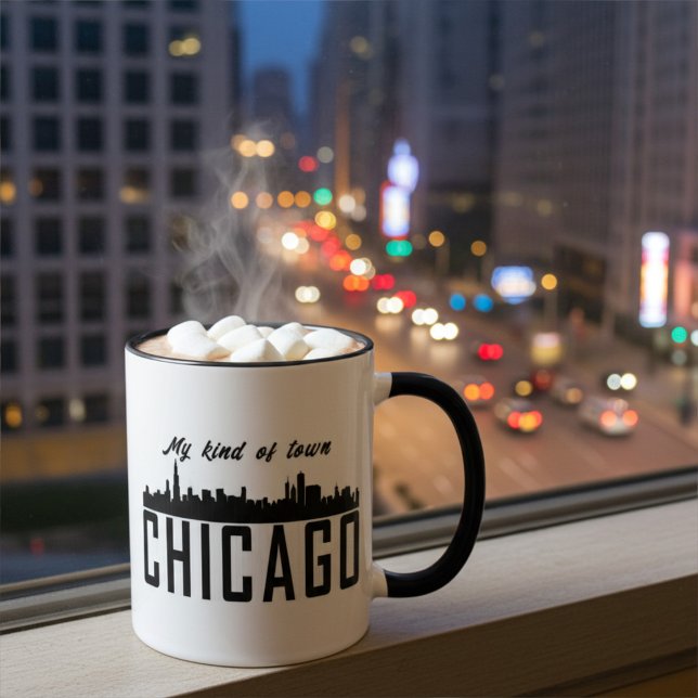 My Kind of Town Chicago City Skyline, Personalized Mug (Creator Uploaded)