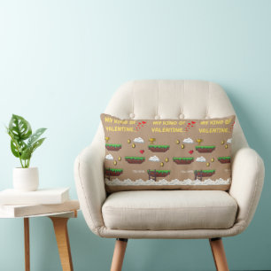 My Kind Valentine Gamer Valentines Day Gaming Lumbar Pillow