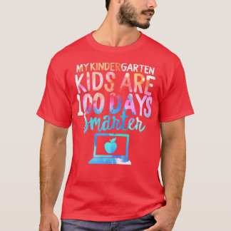 My Kindergarten Kids Are 100 Days Smarter 100th Da T-Shirt