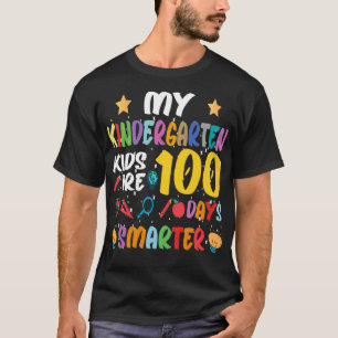My Kindergarten Kids Are 100 Days Smarter Kinder T T-Shirt