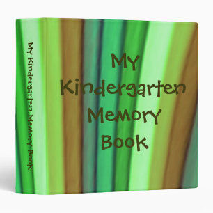 My Kindergarten Memory Book 3 Ring Binder