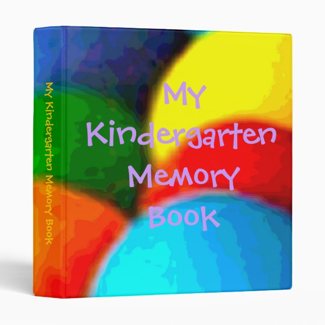 My Kindergarten Memory Book Binder (Front/Spine)