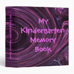 My Kindergarten Memory Book by Janz 3 Ring Binder