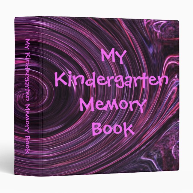 My Kindergarten Memory Book by Janz 3 Ring Binder (Front/Spine)