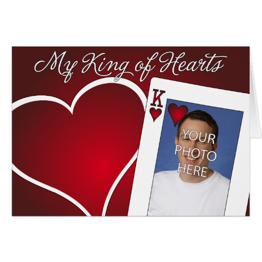 My King of Hearts - Poker Love Cards (Front Horizontal)