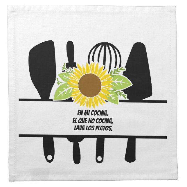 My kitchen cloth napkin (Front)