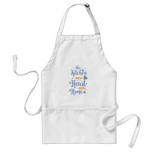 My kitchen is my happy place adult apron