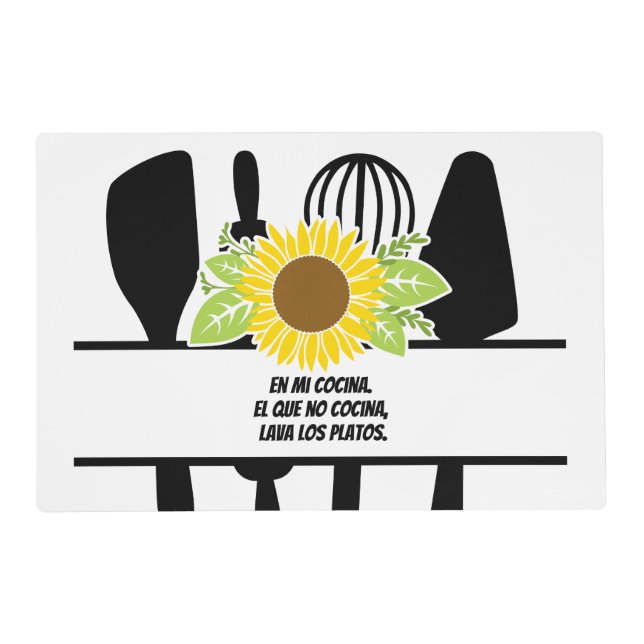 My kitchen placemat (Front)