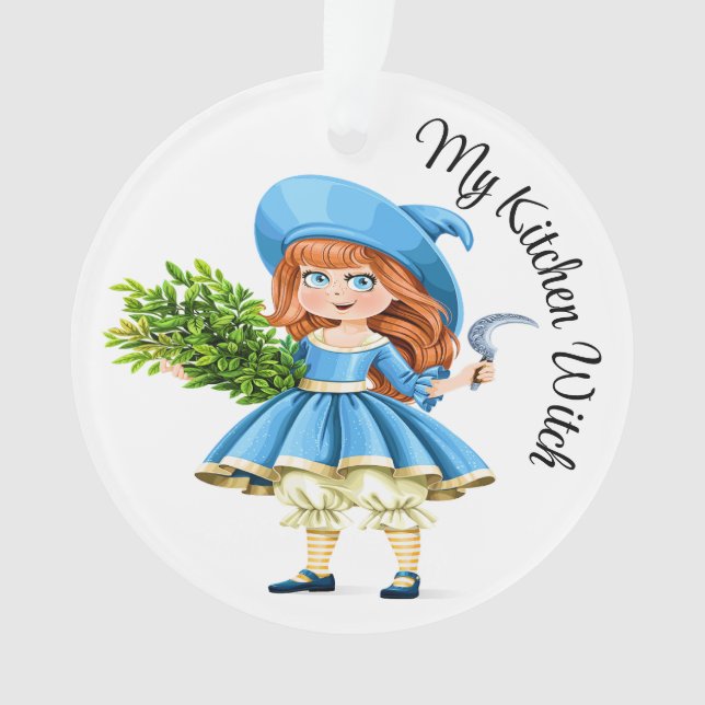 My Kitchen Witch Ornament (Front)