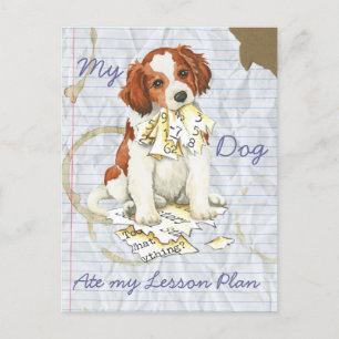 My Kooiker Ate My Lesson Plan Postcard