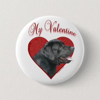 My Labrador Retriever Valentine Button