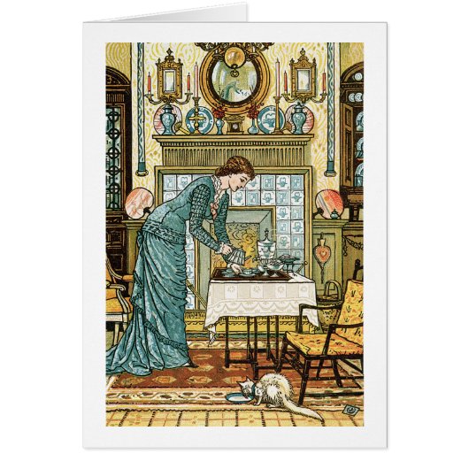 My Lady's Chamber, frontispiece to 'The House Beau Cards (Front)