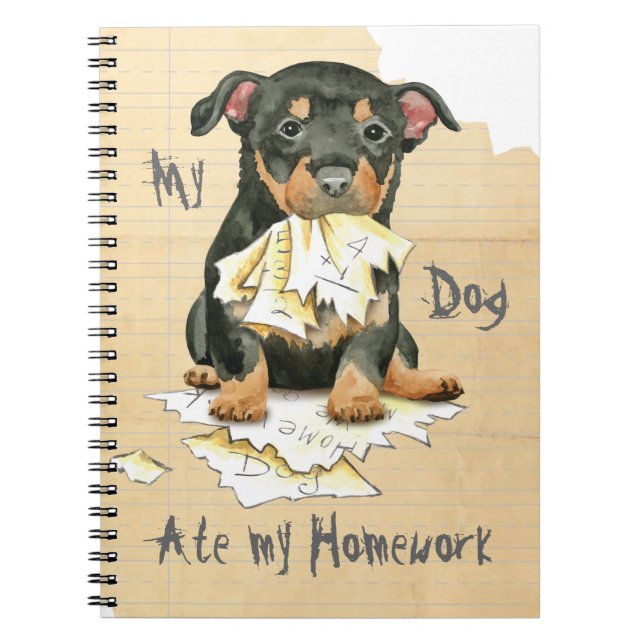 My Lancashire Heeler Ate My Homework Notebook (Front)