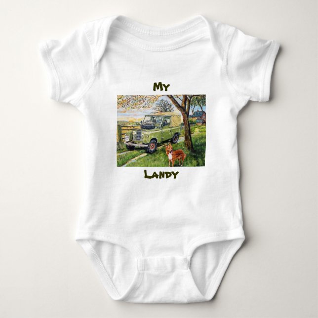 My Landy Baby Grow (Creeper) Baby Bodysuit (Front)