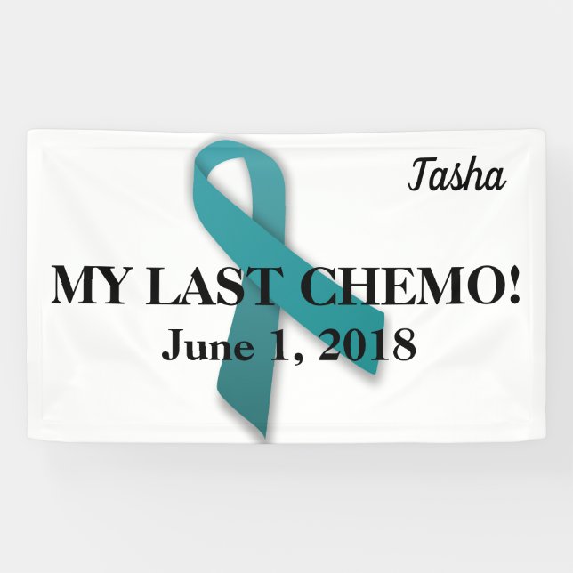 My Last Chemo celebration banner (Horizontal)