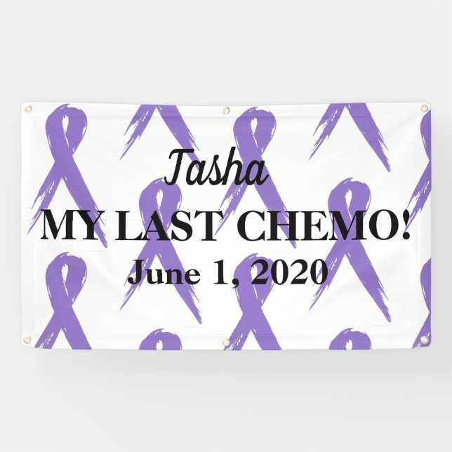 My Last Chemo celebration banner (Horizontal)