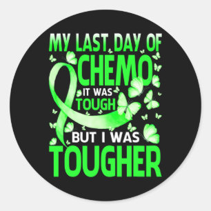 My Last Day Of Day Chemo Brain Disabilities Awaren Classic Round Sticker