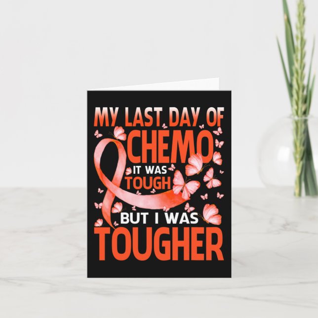 My Last Day Of Day Chemo RSD CRPS Awareness Butter Card (Front)