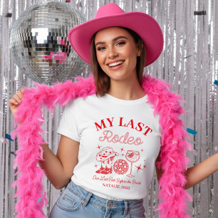 My Last Rodeo Personalized Bachelorette Party T-Shirt