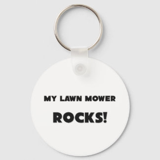 MY Lawn Mower ROCKS! Keychain