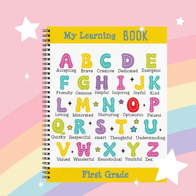 My Learning Book custom name  colorful letters (My Learning Book custom name colorful letters)