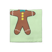 My Leg Hurts Gingerbread Cookie in French Cloth Napkin (Quarter Fold)