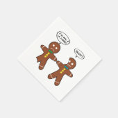 My Leg Hurts Gingerbread Cookie in French Napkins (Corner)