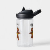 My Leg Hurts Gingerbread Cookie in French Water Bo Water Bottle (Left)