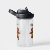 My Leg Hurts Gingerbread Cookie in French Water Bo Water Bottle (Right)