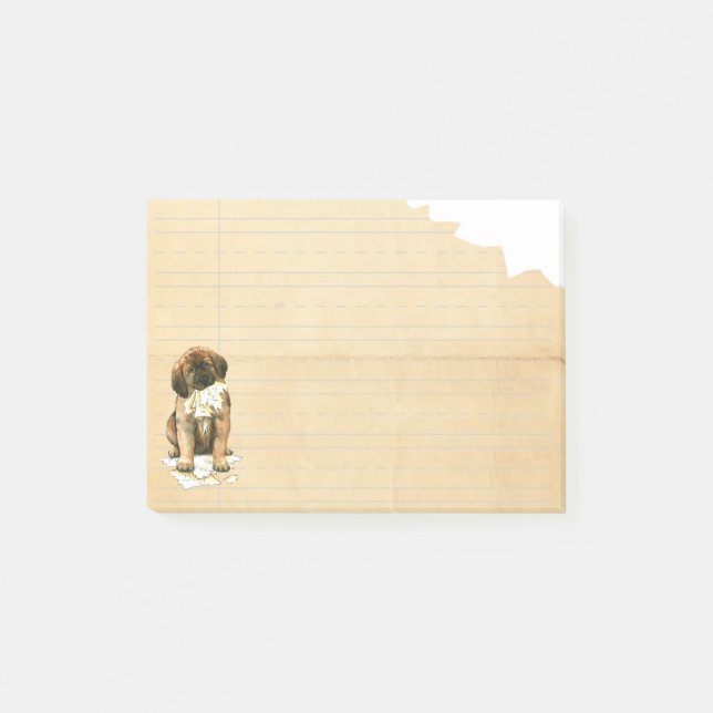 My Leonberger Ate My Homework Post-it Notes (Front)
