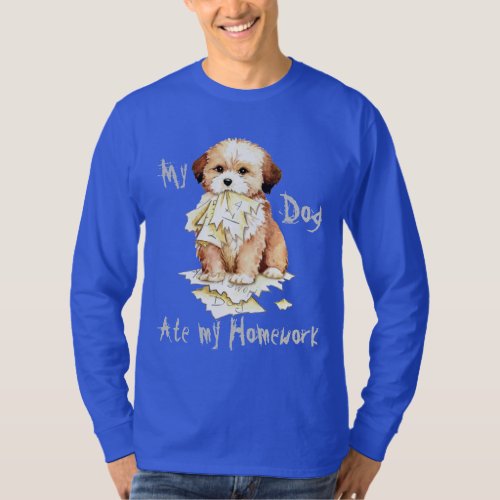 My Lhasa Apso Ate My Homework T_Shirt