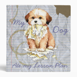 My Lhasa Apso Ate my Lesson Plan Binder