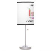 My Life Consists Nothing But Periodic Table Humor Lamp (Left)