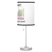 My Life Consists Nothing But Periodic Table Humor Lamp (Right)