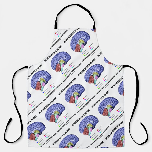 My Life Gotten To Point Consider Brain Transplant Apron (Front)