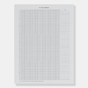 “My Life in Weeks” Printable Life-Week Calendar Foam Board