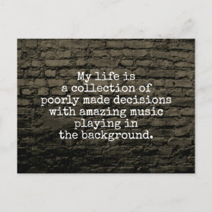 My life is a collection postcard