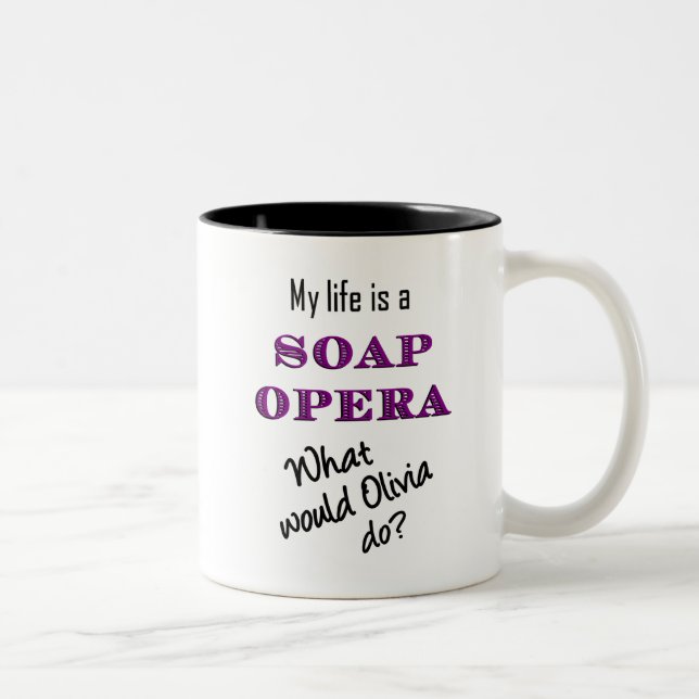 My Life is a Soap Opera Olivia & Natalia Mug (Right)