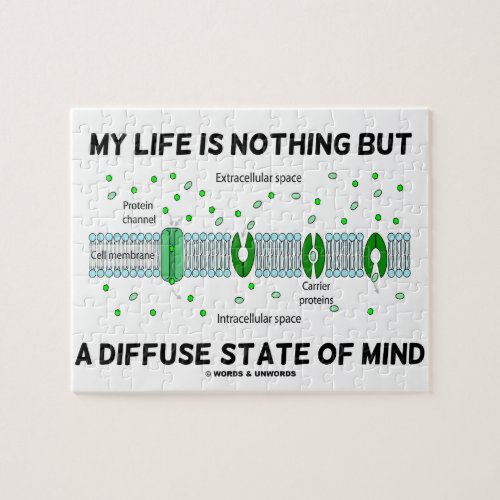 My Life Is Nothing But A Diffuse State Of Mind Jigsaw Puzzle