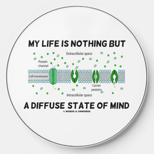 My Life Is Nothing But A Diffuse State Of Mind Wireless Charger