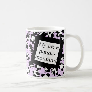 My life is panda-monium coffee mug