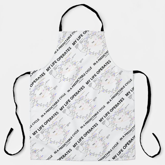 My Life Operates In A Predictable Cycle Krebs Apron (Front)