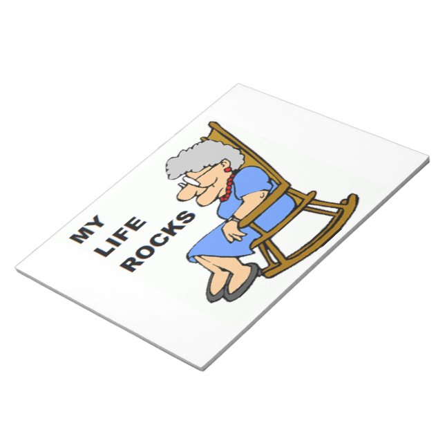 MY LIFE ROCKS NOTEPAD (Angled)