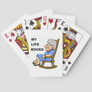 MY LIFE ROCKS POKER CARDS
