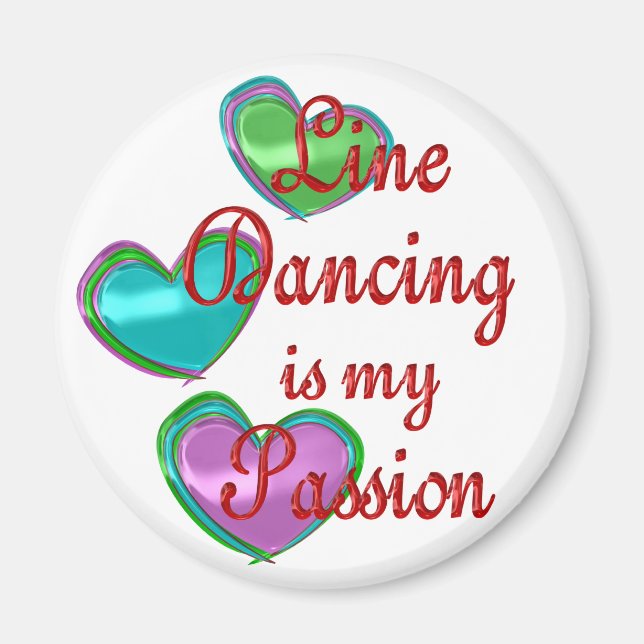 My Line Dancing Passion Magnet (Front)