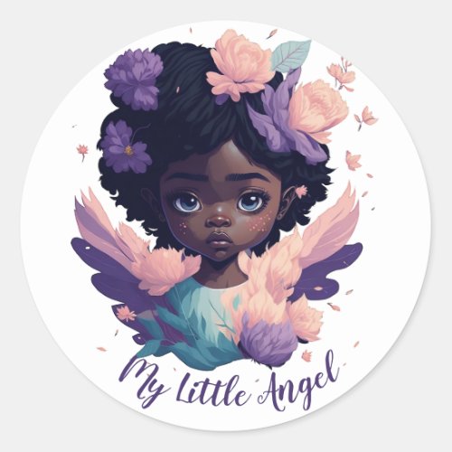 My Little Angel Classic Round Sticker