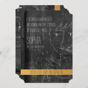 My Little Angel Kids Funeral Announcement